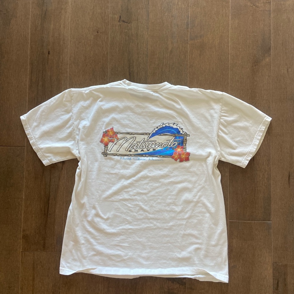 White T-Shirt with Bold Graphic